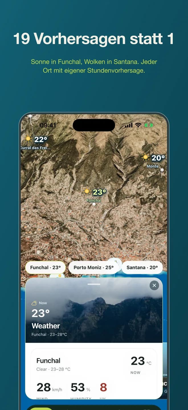 Bildschirme aus der App 4