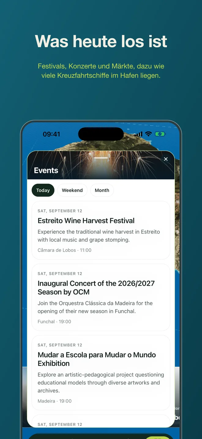 Bildschirme aus der App 7