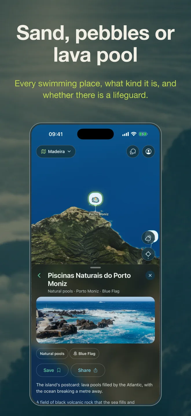 Screens from the app 6