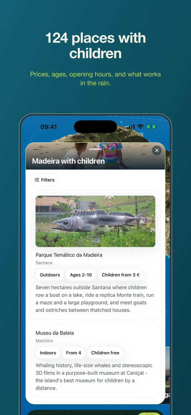 Screens from the app 6